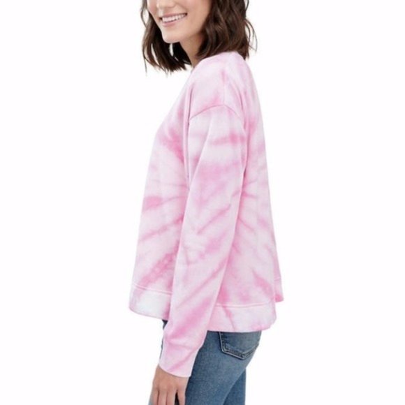 SPLENDID Women's Tie Dye Crewneck Pullover - Pink NWT - Picture 2 of 5